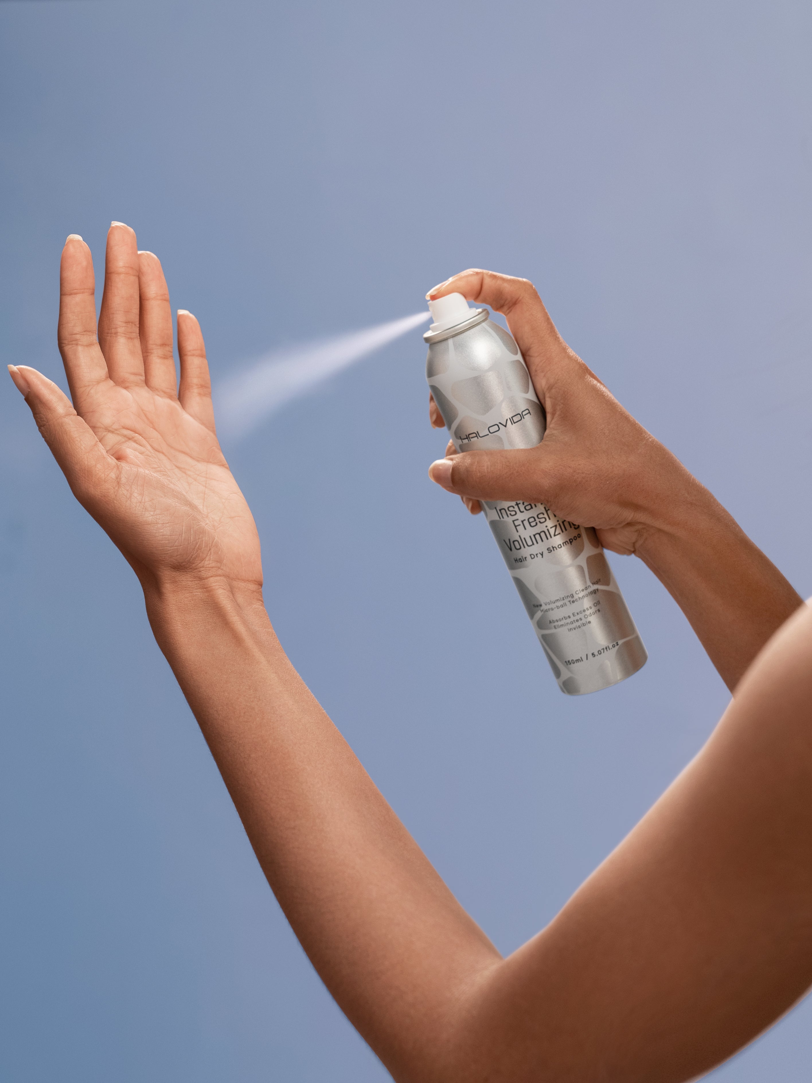Hair Dry Shampoo Modeling Image