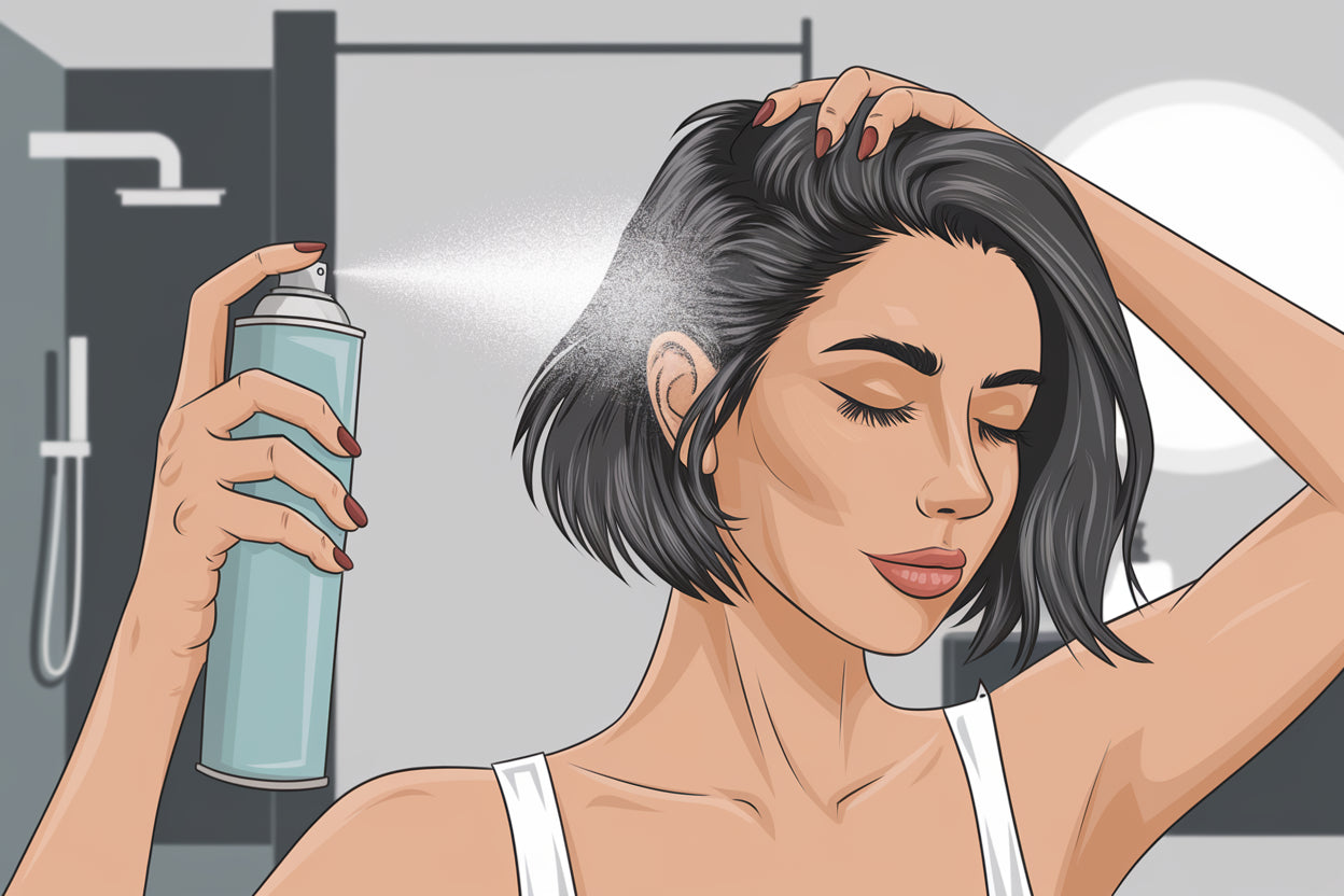 don't wash hair