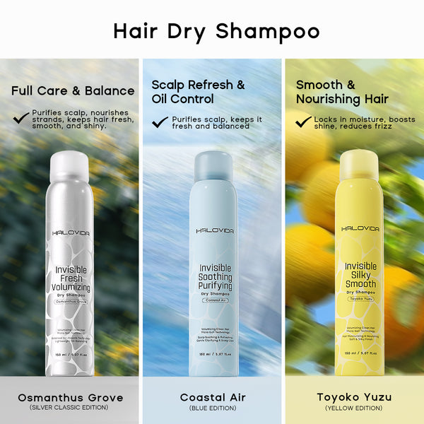 HALOVIDA Dry Shampoo 2.0 Trio Set - Halovida