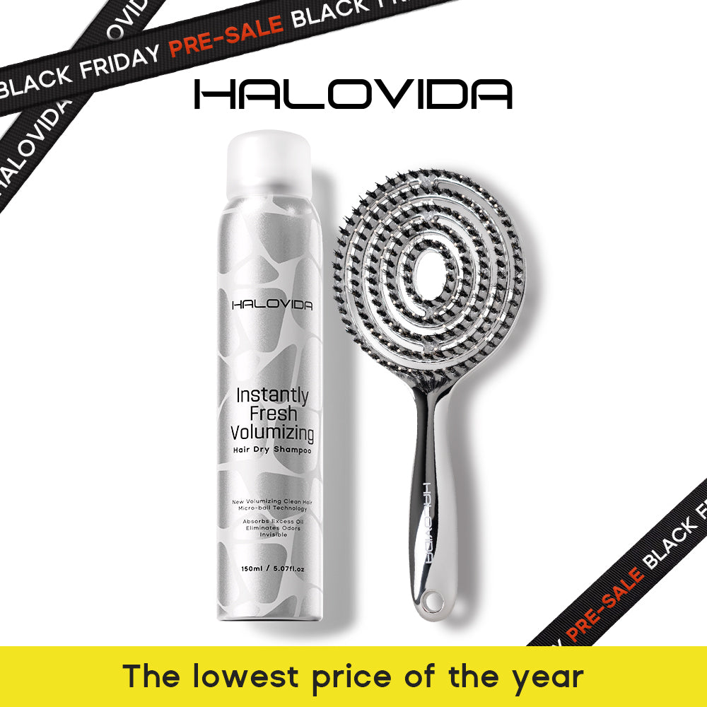 Black Friday Halovida Brush+ Dry Shampoo