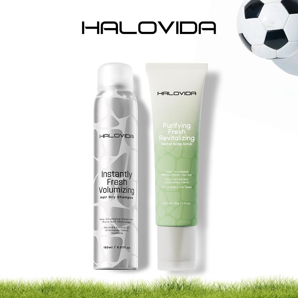 Halovida Scalp Scrub+Hair Dry Shampoo