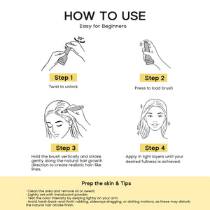 Halovida Hairline Instant Filler Pen - Halovida