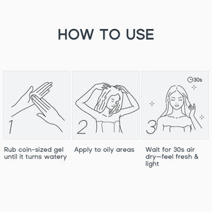 Leave-in Dry Shampoo Gel - Halovida