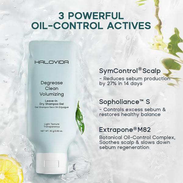 Leave-in Dry Shampoo Gel - Halovida