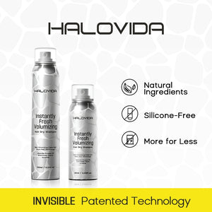 Halovida Dry Shampoo Full Size + Travel