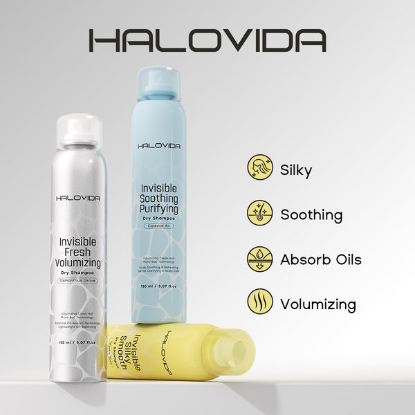HALOVIDA Dry Shampoo 2.0 Trio Set - Halovida