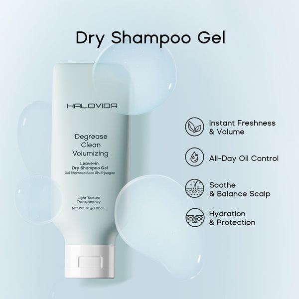 Leave-in Dry Shampoo Gel - Halovida