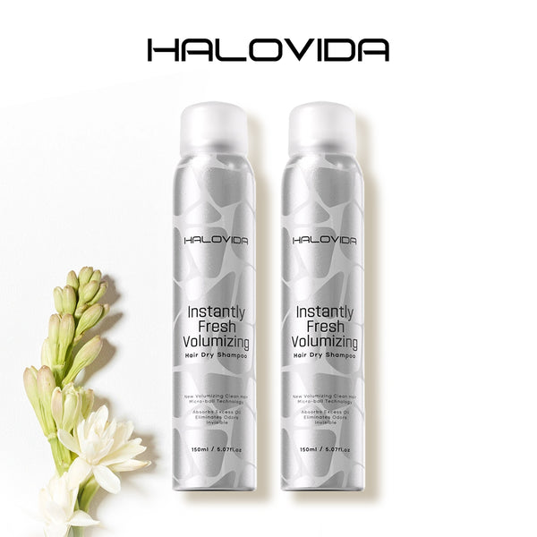 Halovida Hair Dry Shampoo 2-Pack (5.07oz×2) - Halovida