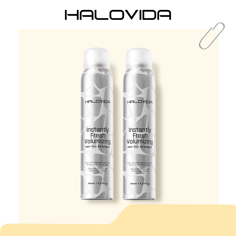 Halovida Hair Dry Shampoo 2-Pack (5.07oz×2) - Halovida