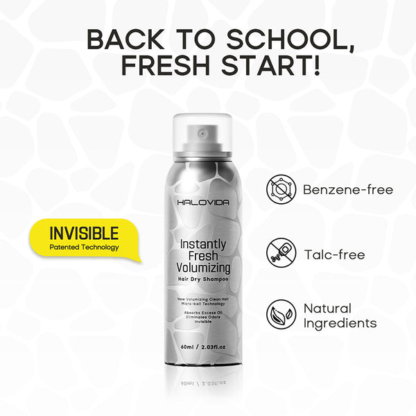 Shampoing sec Halovida Hair - Format voyage