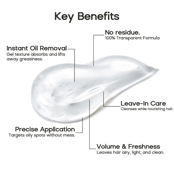 Leave-in Dry Shampoo Gel - Halovida