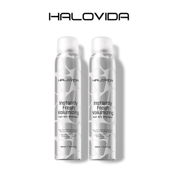 Halovida Hair Dry Shampoo 2-Pack (5.07oz×2)