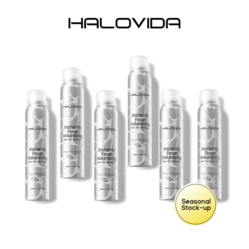 Premium Bulk Hair Dry Shampoo for Seasonal Stock-up - Halovida