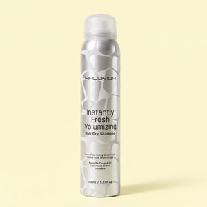 Halovida Dry Shampoo Volumizing Spray Two-Bottle Product Display