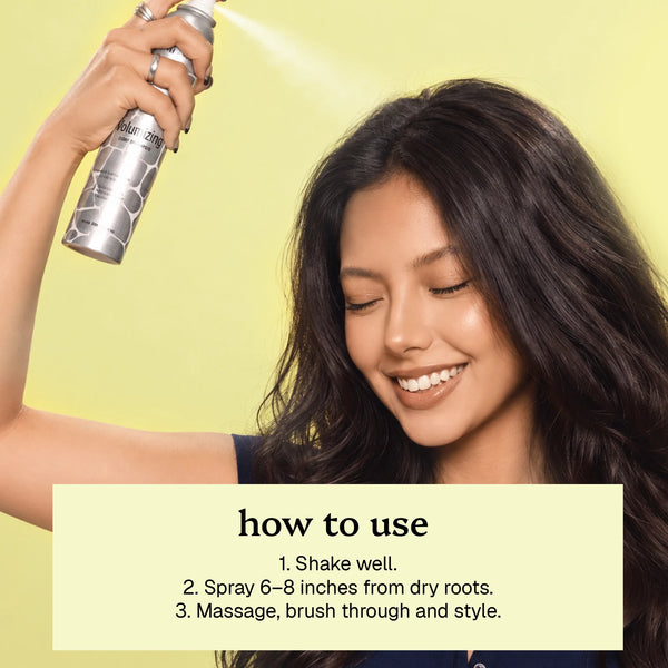 Halovida Dry Shampoo How to Use on Oily Hair Roots